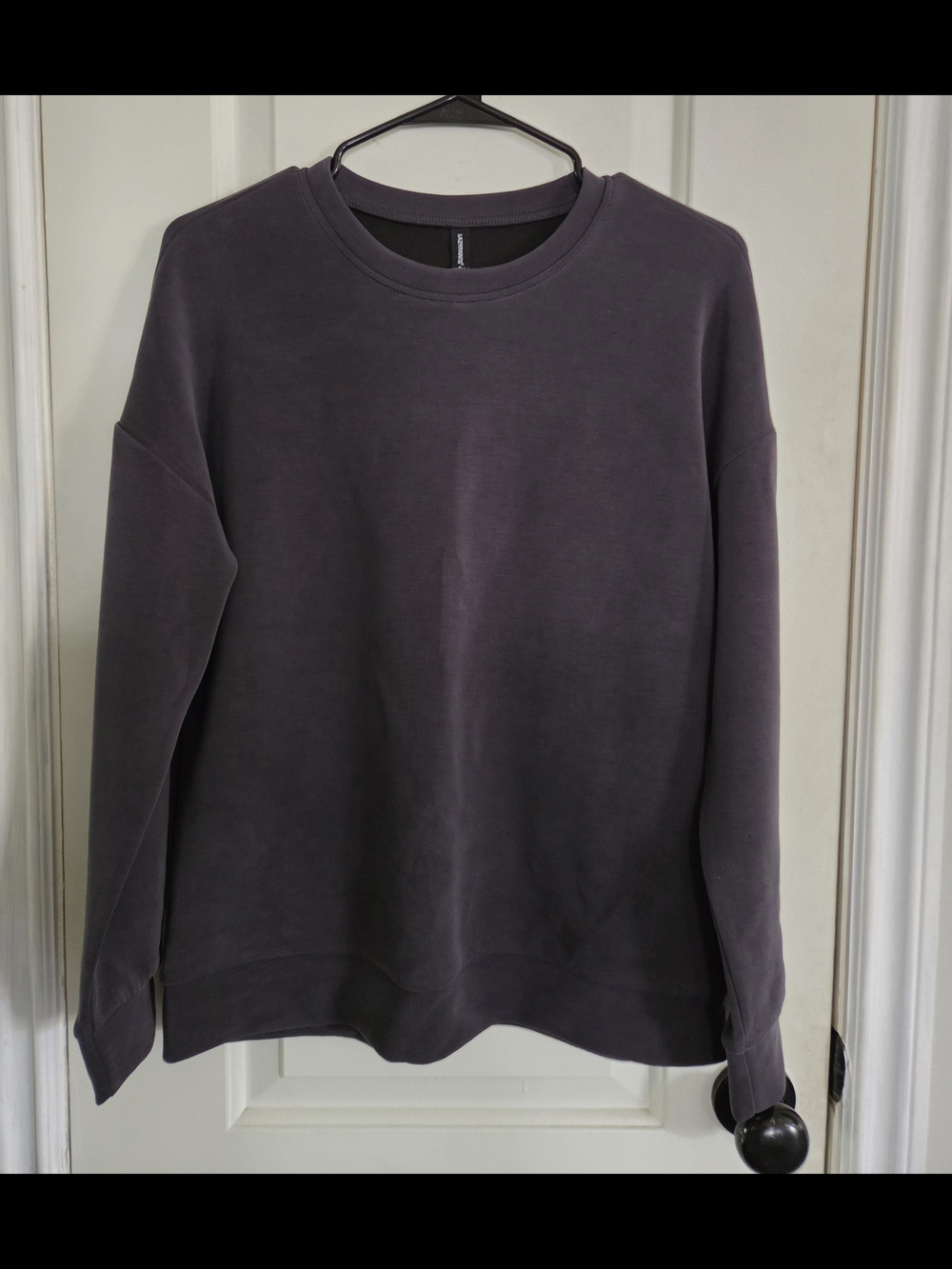 Lazypants Plain Crewneck Sweatshirt in Charcoal Gray